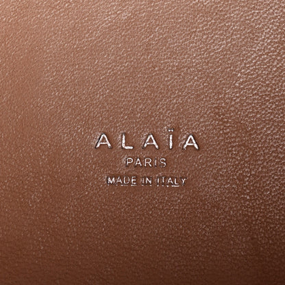 Alaia Calfskin Laser Cut Mina 25 Bag Black 7 of 10