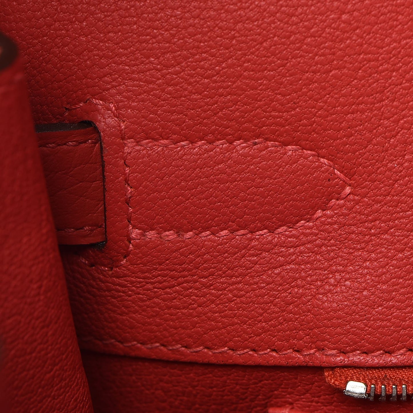Togo Birkin 35 Rouge Pivoine