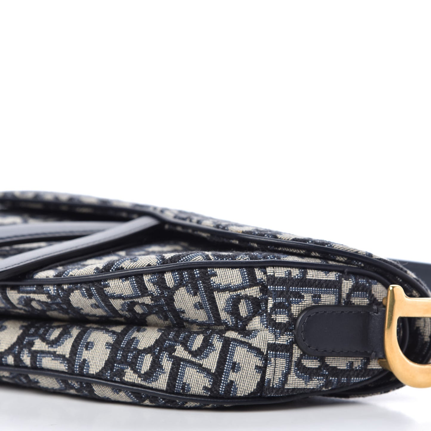 Oblique Saddle Bag Blue