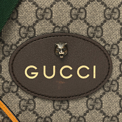 Gucci GG Supreme Monogram Web Neo Vintage Shoulder Bag Beige New Acero Crop 8 of 10