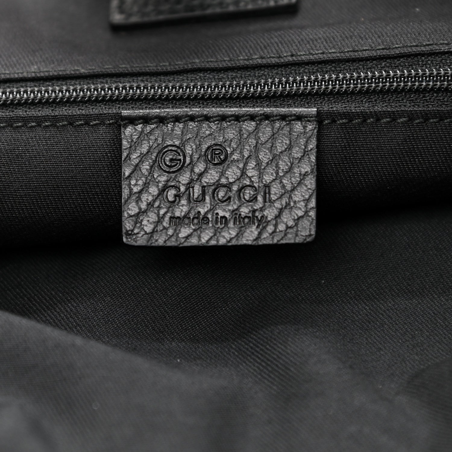 Gucci Monogram Medium Abbey Convertible Tote Black 8 of 10