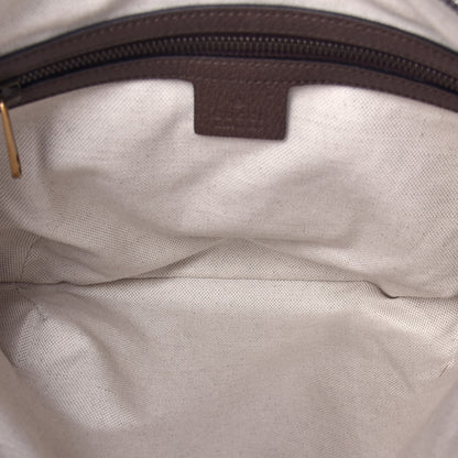 Gucci GG Supreme Monogram Web Small Ophidia Half Moon Hobo Brown 5 of 9