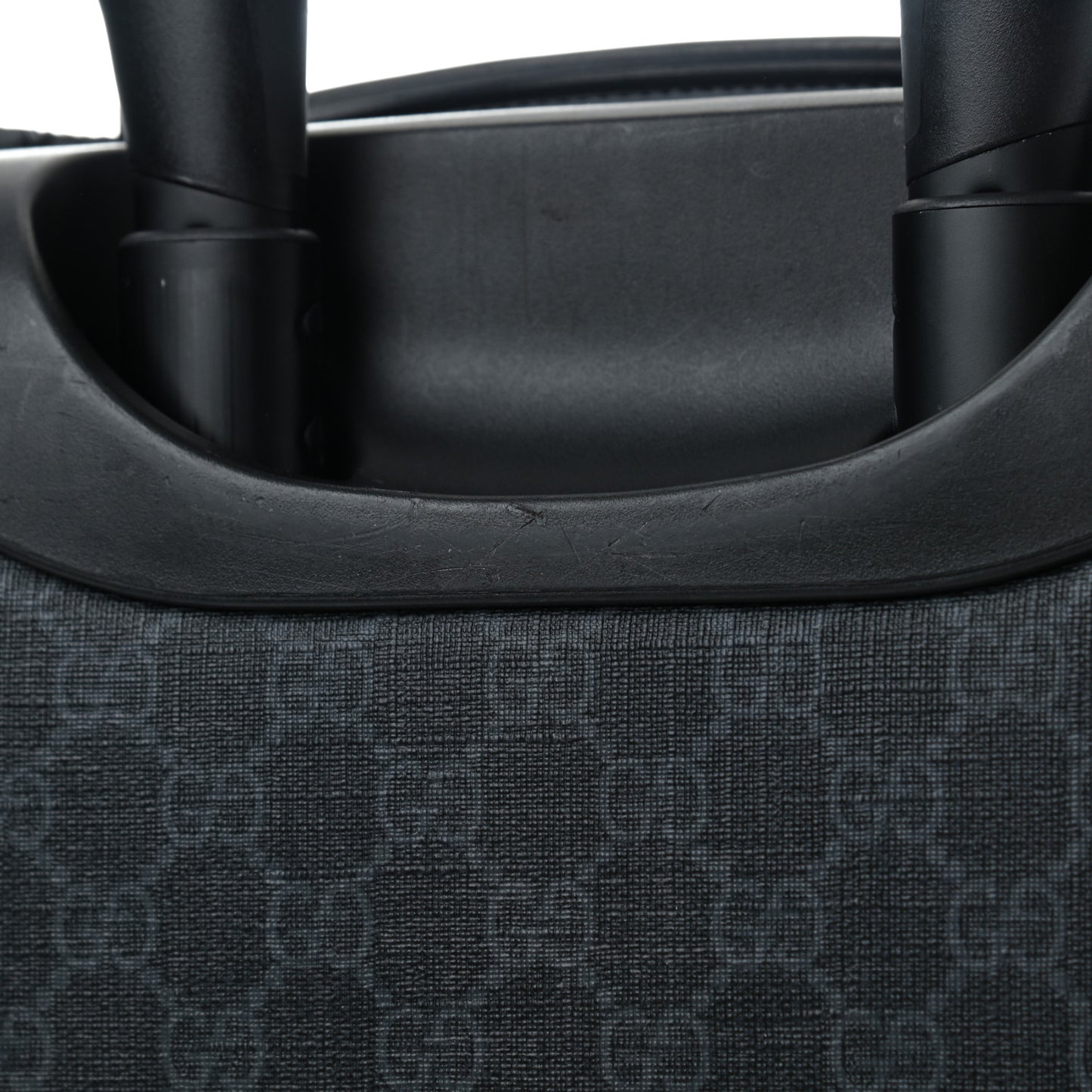 GG Supreme Monogram Gran Turismo Suitcase Black Grey