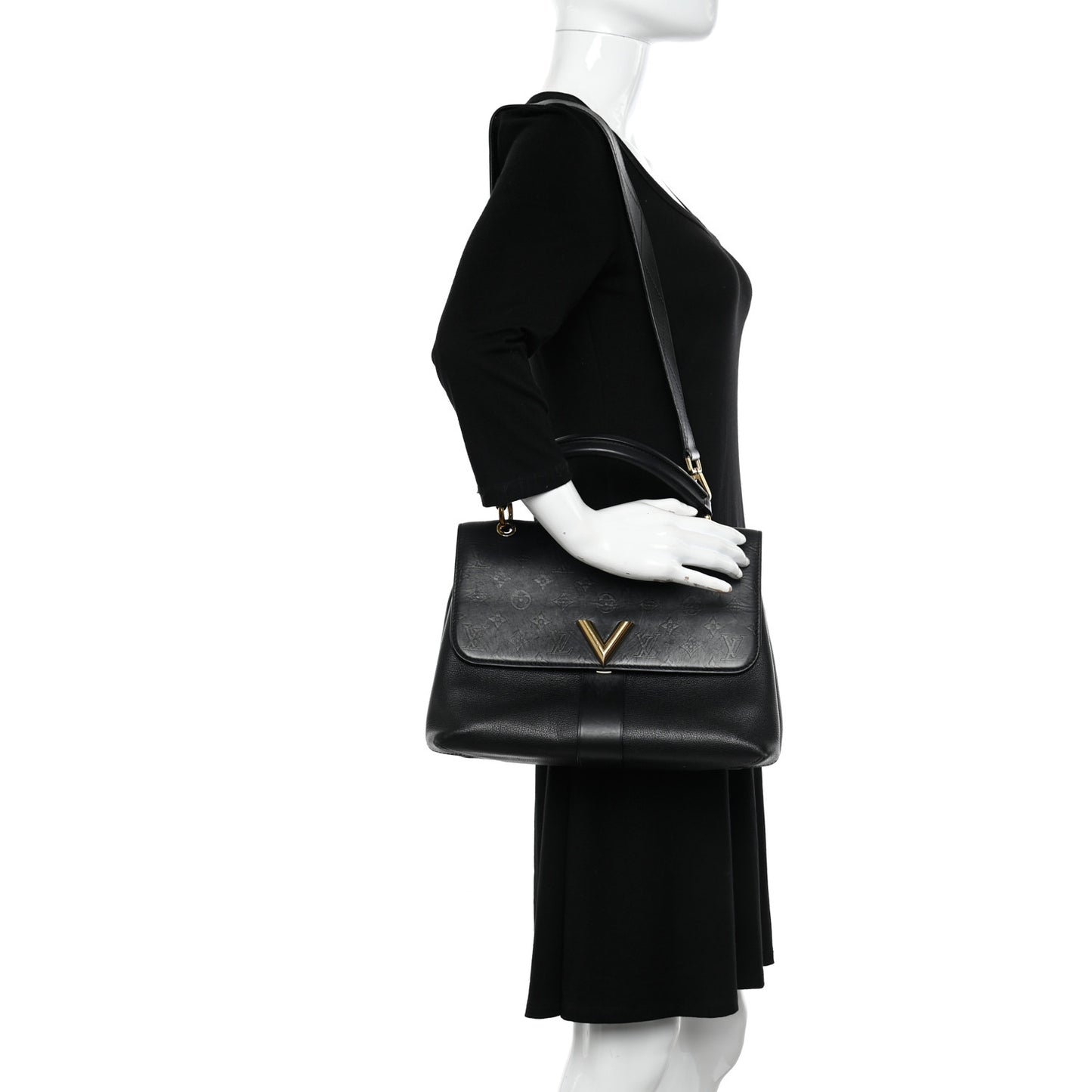 Calfskin Monogram Very One Handle Black