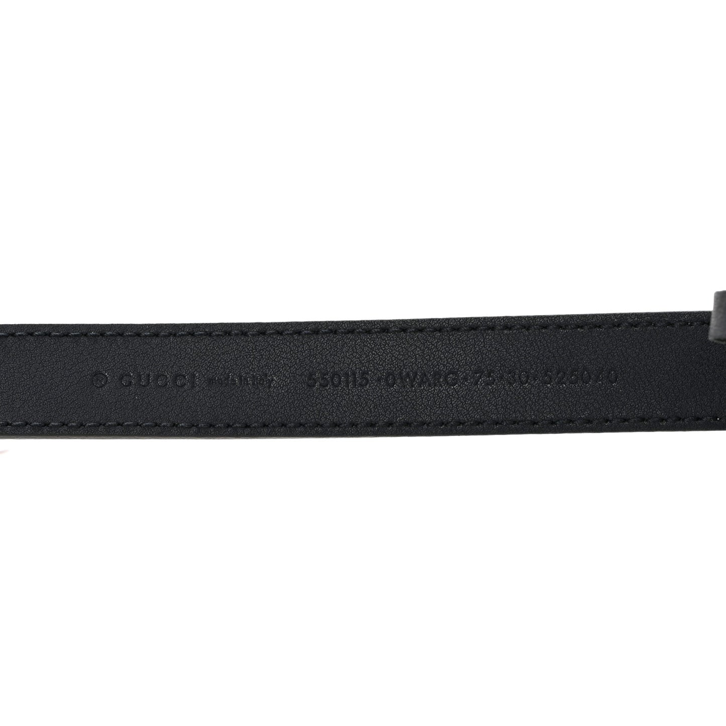 Calfskin 20mm Torchon Double G Sylvie Belt 85 34 Off White Blue Red