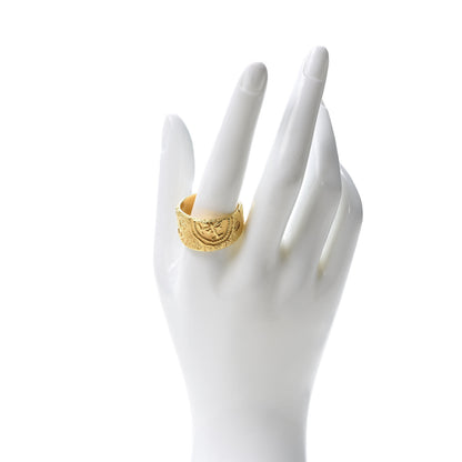 David Yurman 22K Yellow Gold 23.5mm Shipwreck Coin Ring 70 13 2 of 5