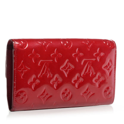 Louis Vuitton Vernis Sarah Wallet Pomme D'Amour 3 of 7