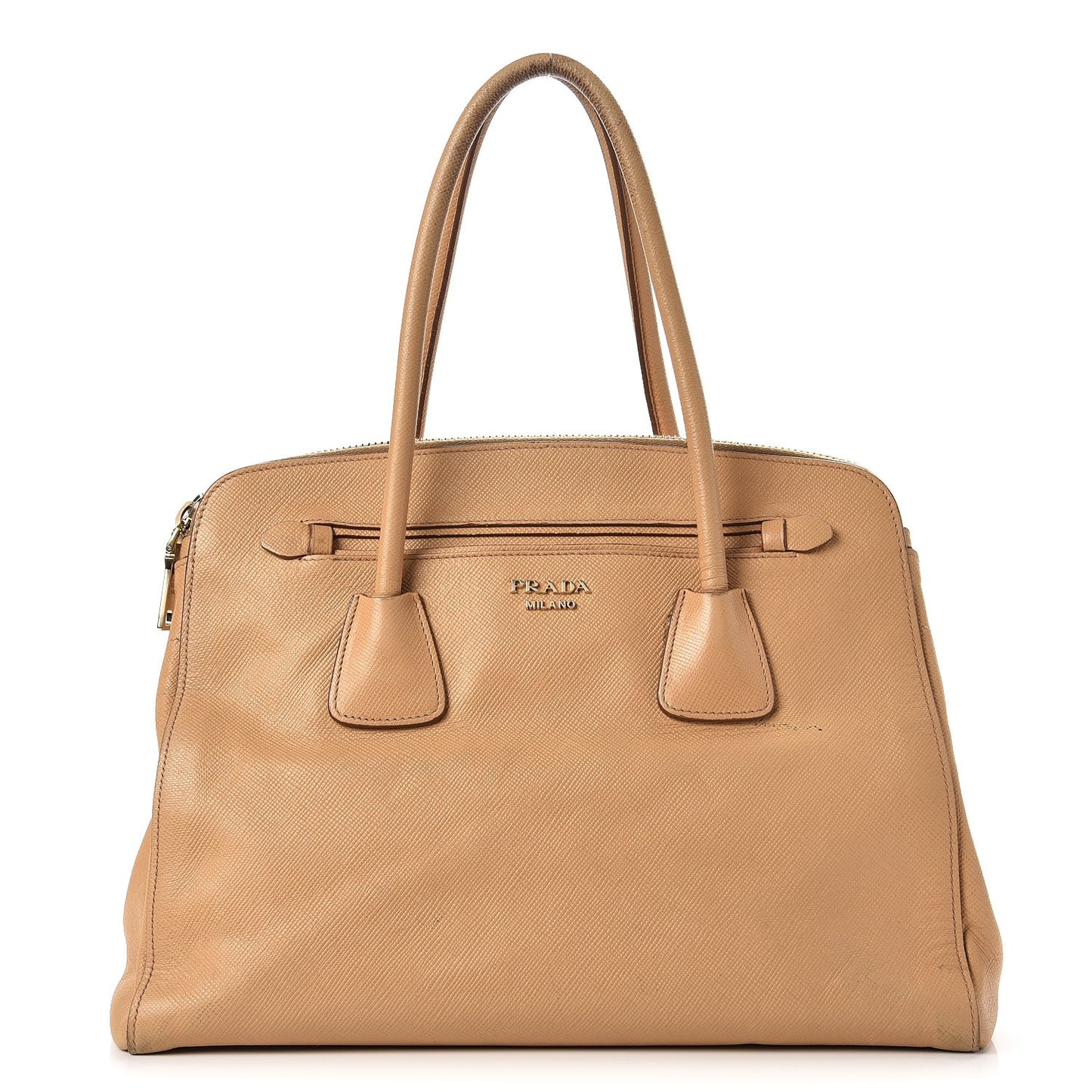 Saffiano Shoulder Bag Noisette