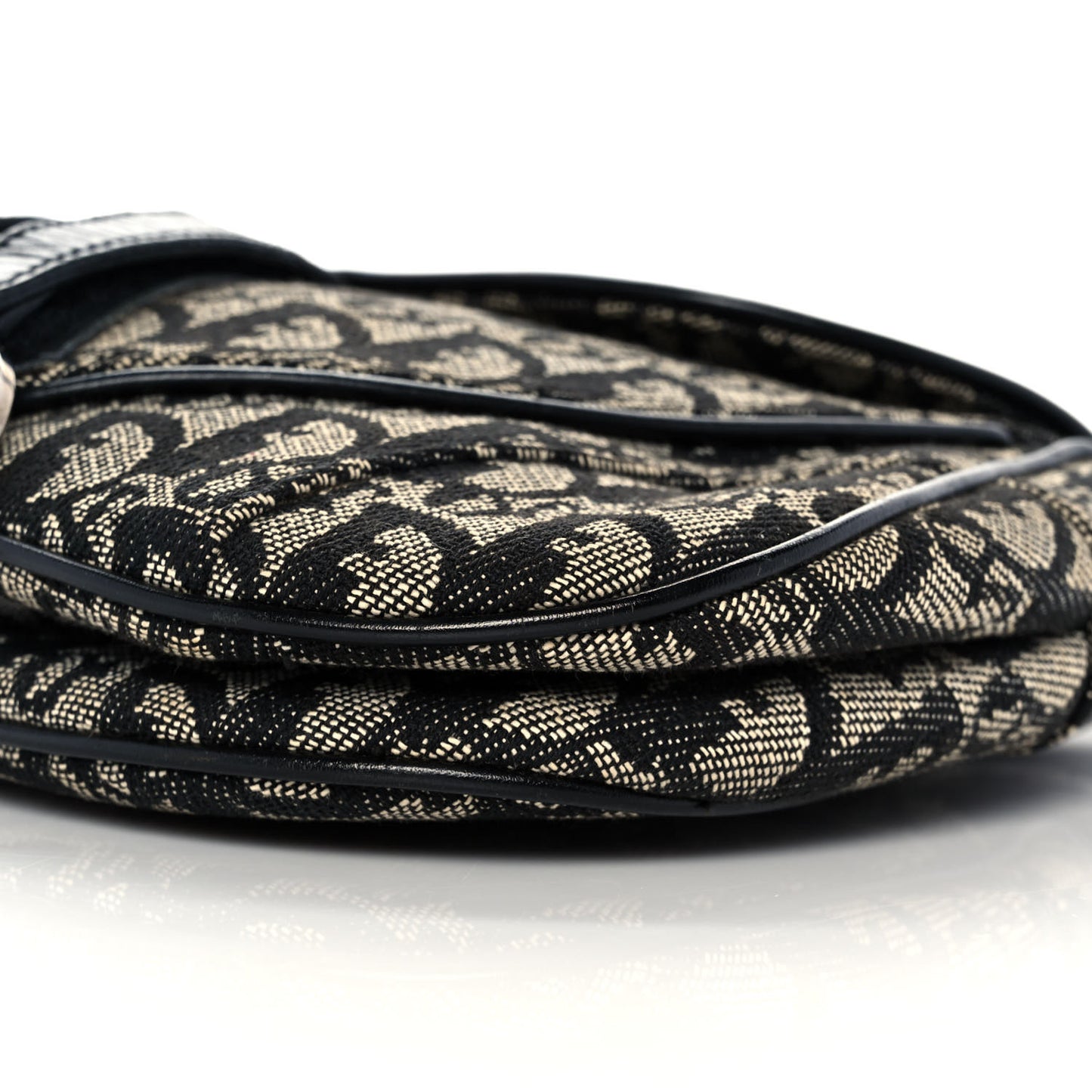 Monogram Double Saddle Bag Black