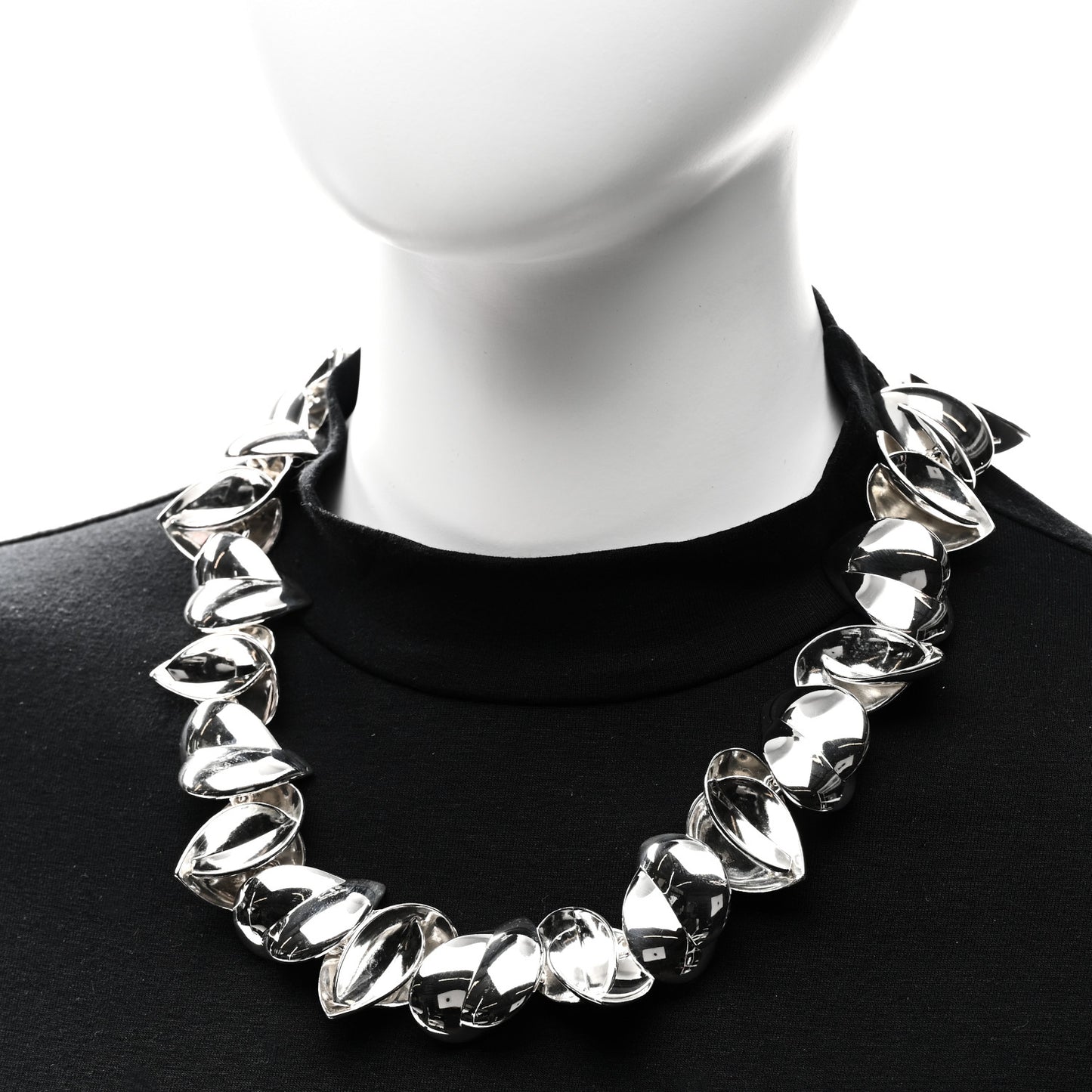 Sterling Silver Frank Gehry Hearts Necklace