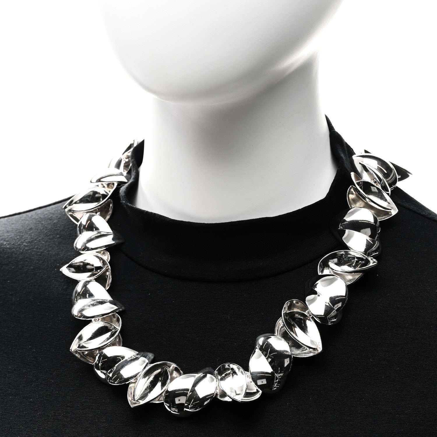 Tiffany Sterling Silver Frank Gehry Hearts Necklace 2 of 6