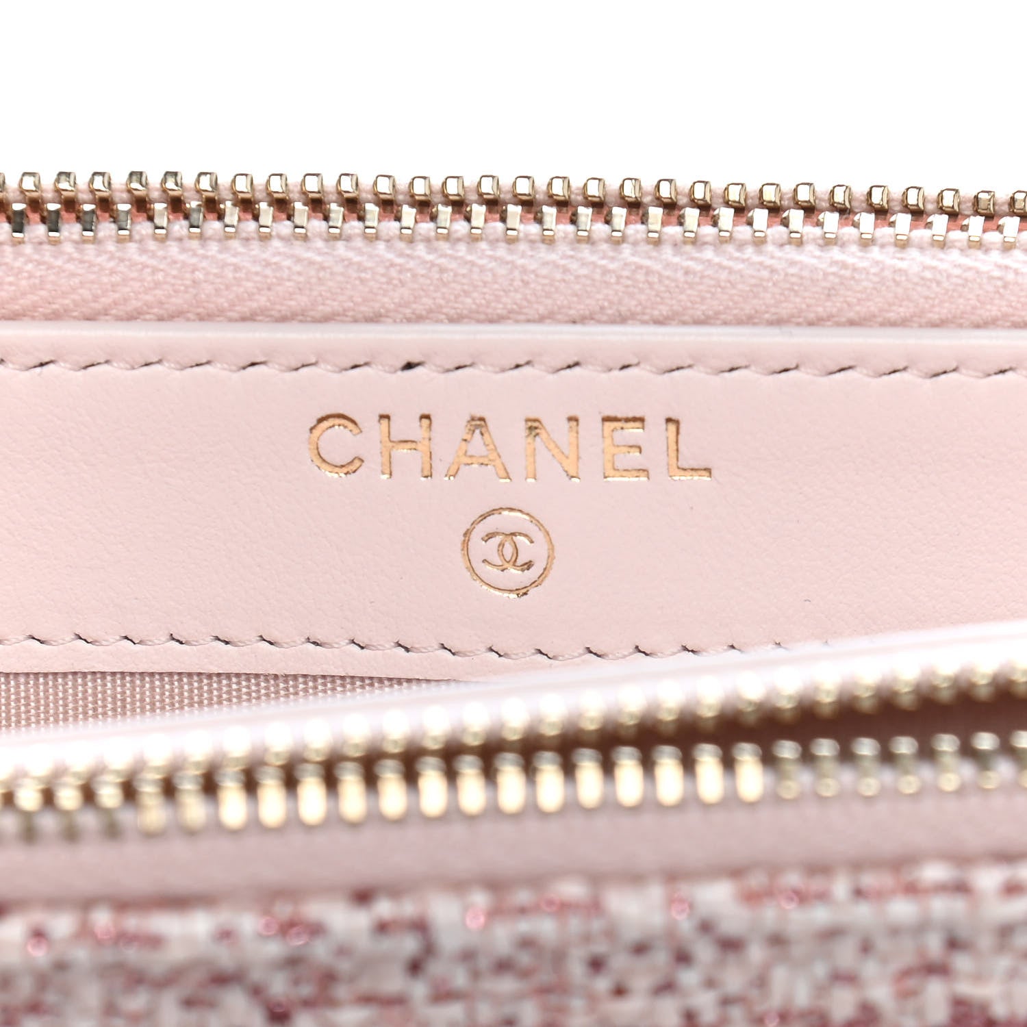 Chanel Canvas Small Deauville Clutch With Chain Pink 5 of 11