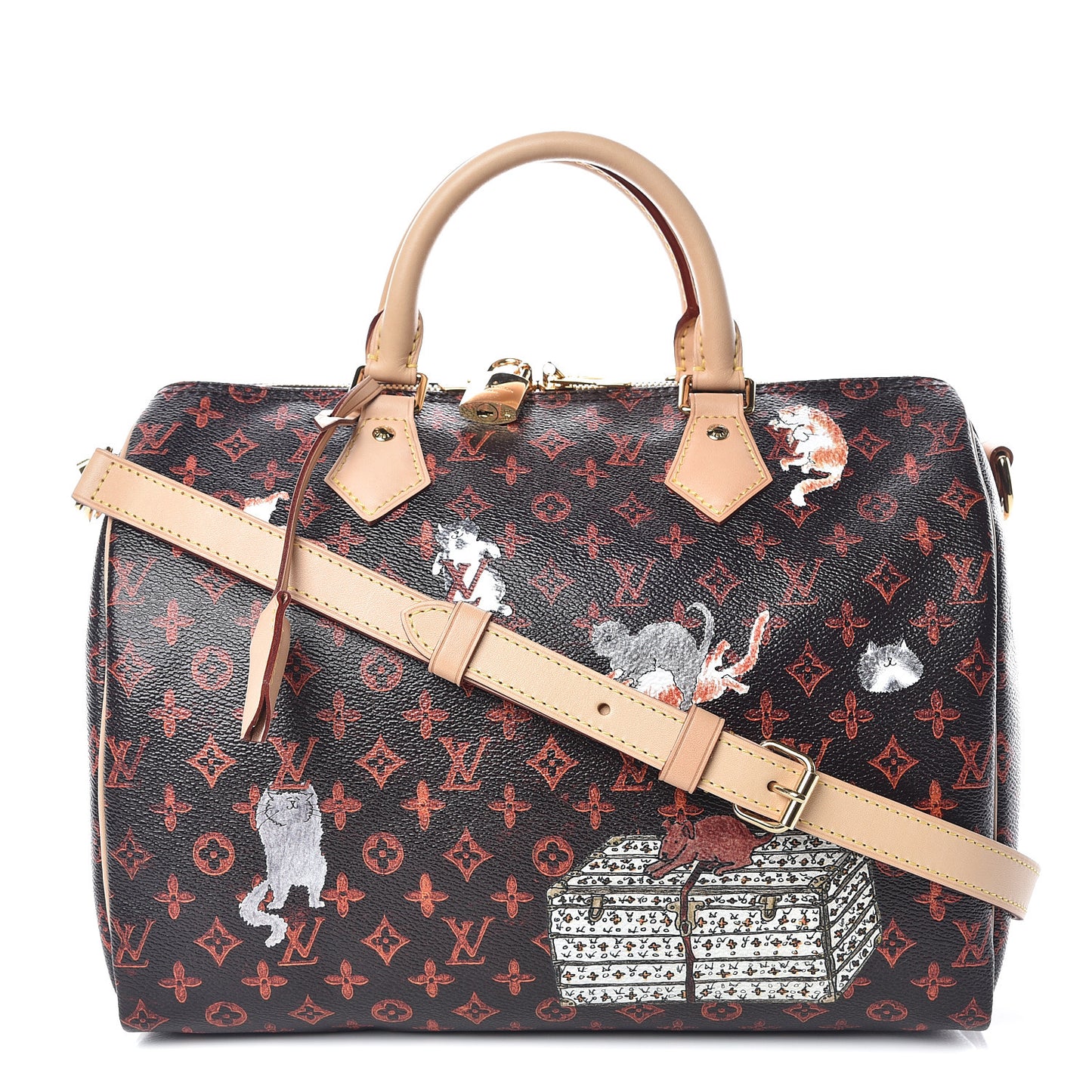 Catogram Speedy Bandouliere 30 Marron