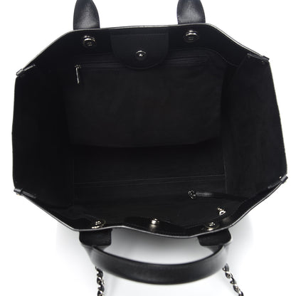 Chanel Caviar Large Studded Deauville Tote Black 5 of 14