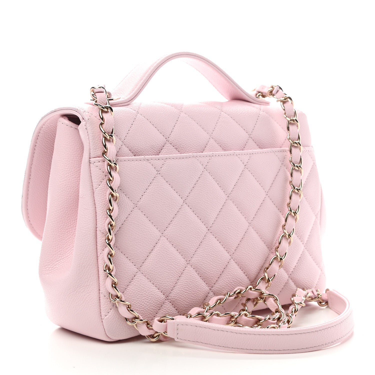 Chanel Caviar Quilted Medium Business Affinity Flap Light Pink 3 of 10