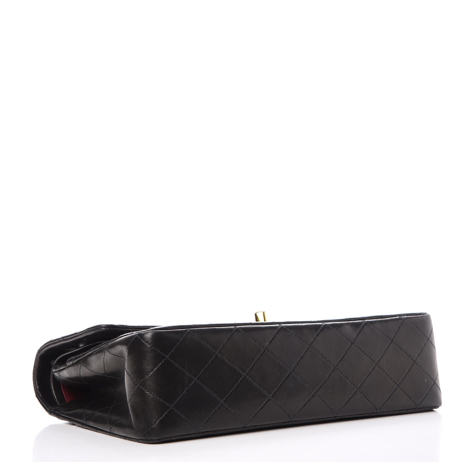 Chanel Lambskin Quilted Medium Double Flap Black 4 of 15
