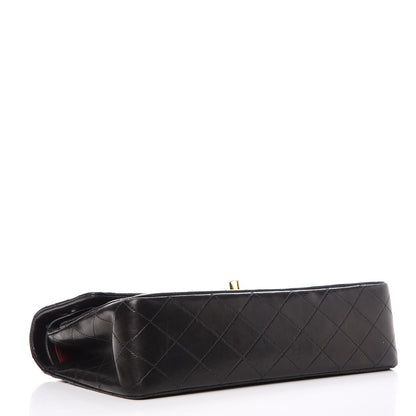 Chanel Lambskin Quilted Medium Double Flap Black 4 of 15