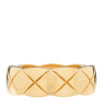 Chanel 18K Yellow Gold Small Coco Crush Ring 53 6.25 1 of 7