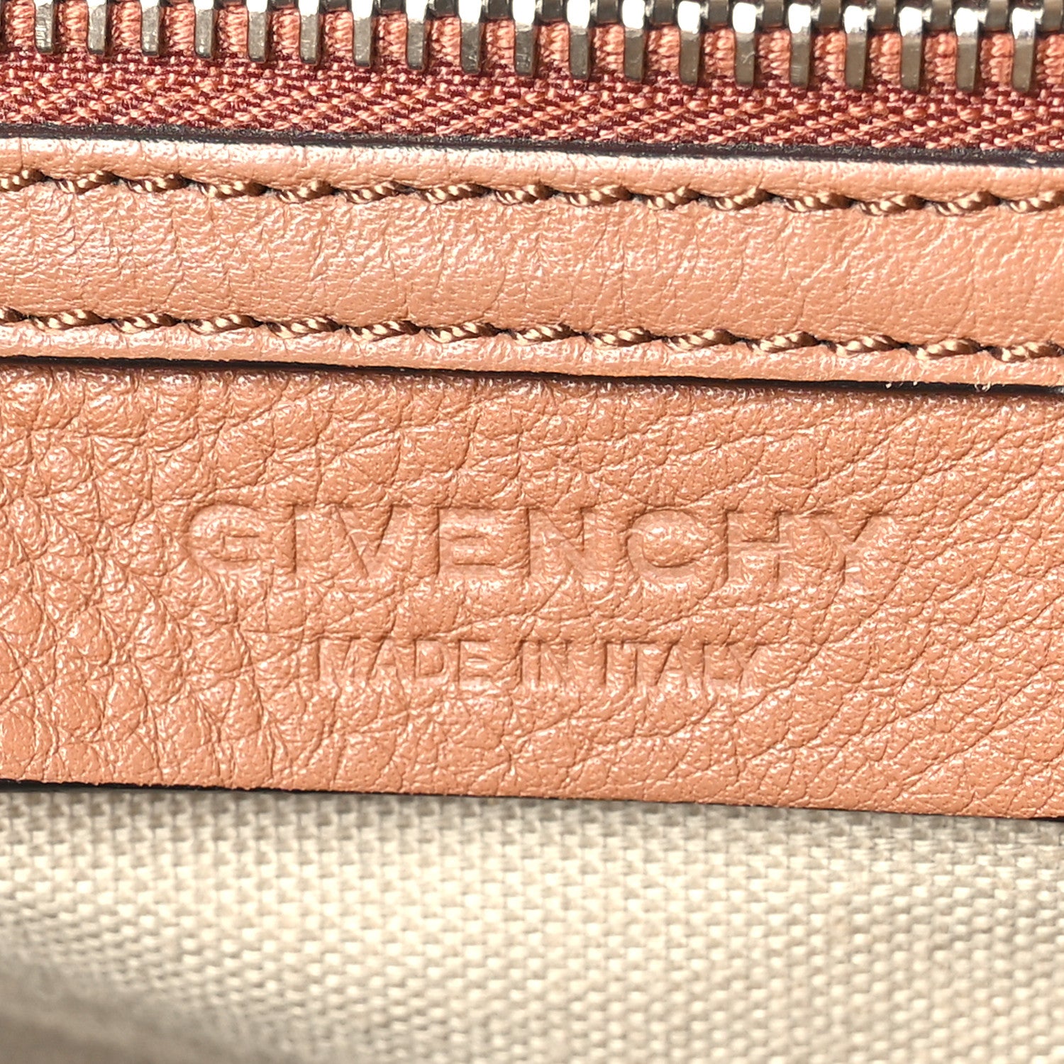 Givenchy Waxy Grained Calfskin Medium Nightingale Brown 6 of 12