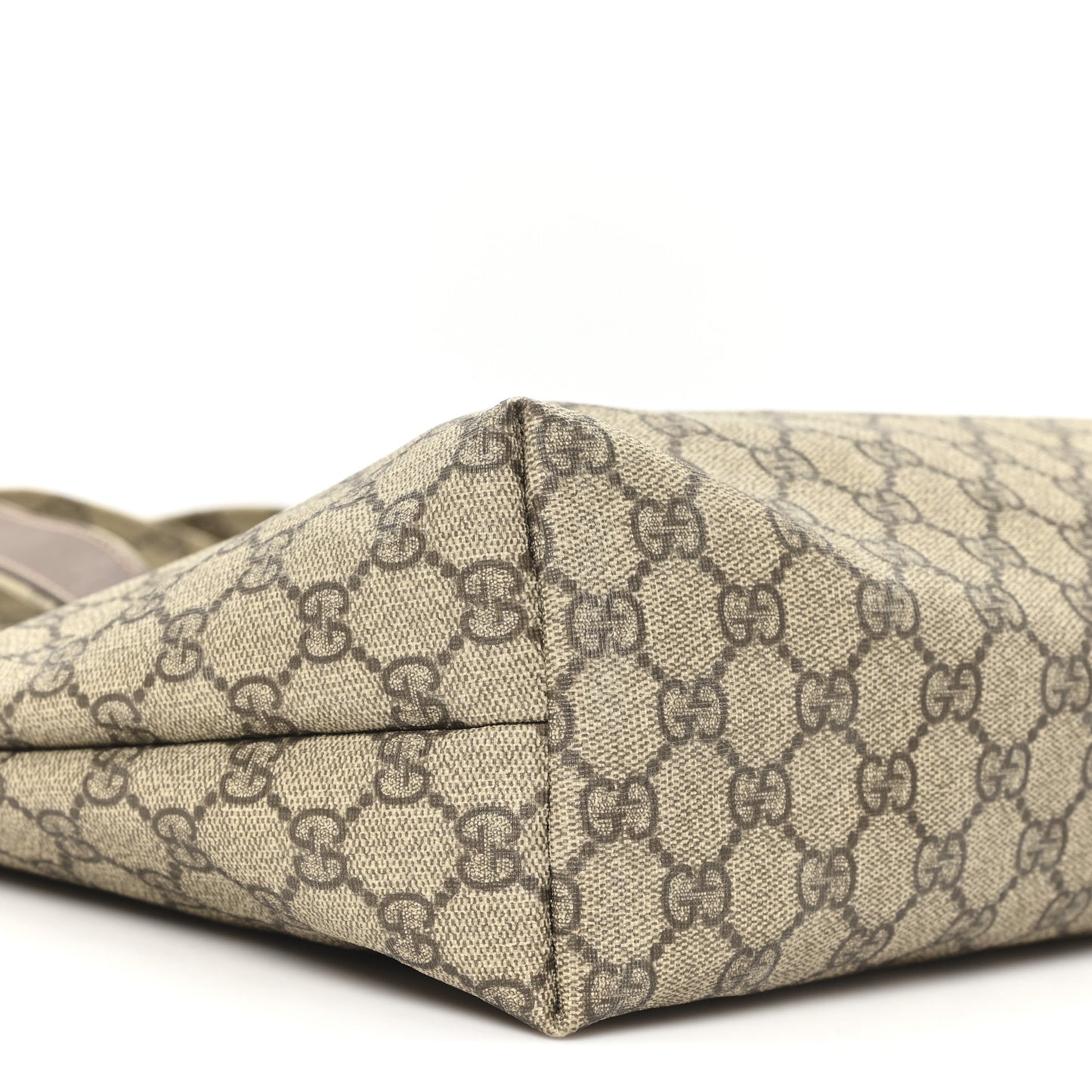 GG Plus Monogram Medium Signature Web Loop Tote Brown