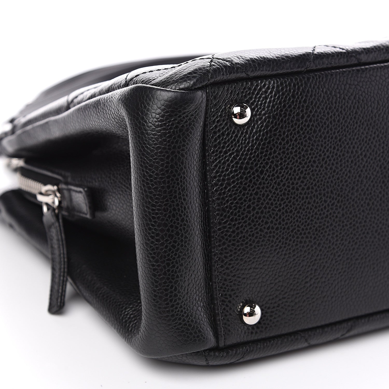Chanel Caviar Quilted Timeless CC Soft Tote Black 7 of 10