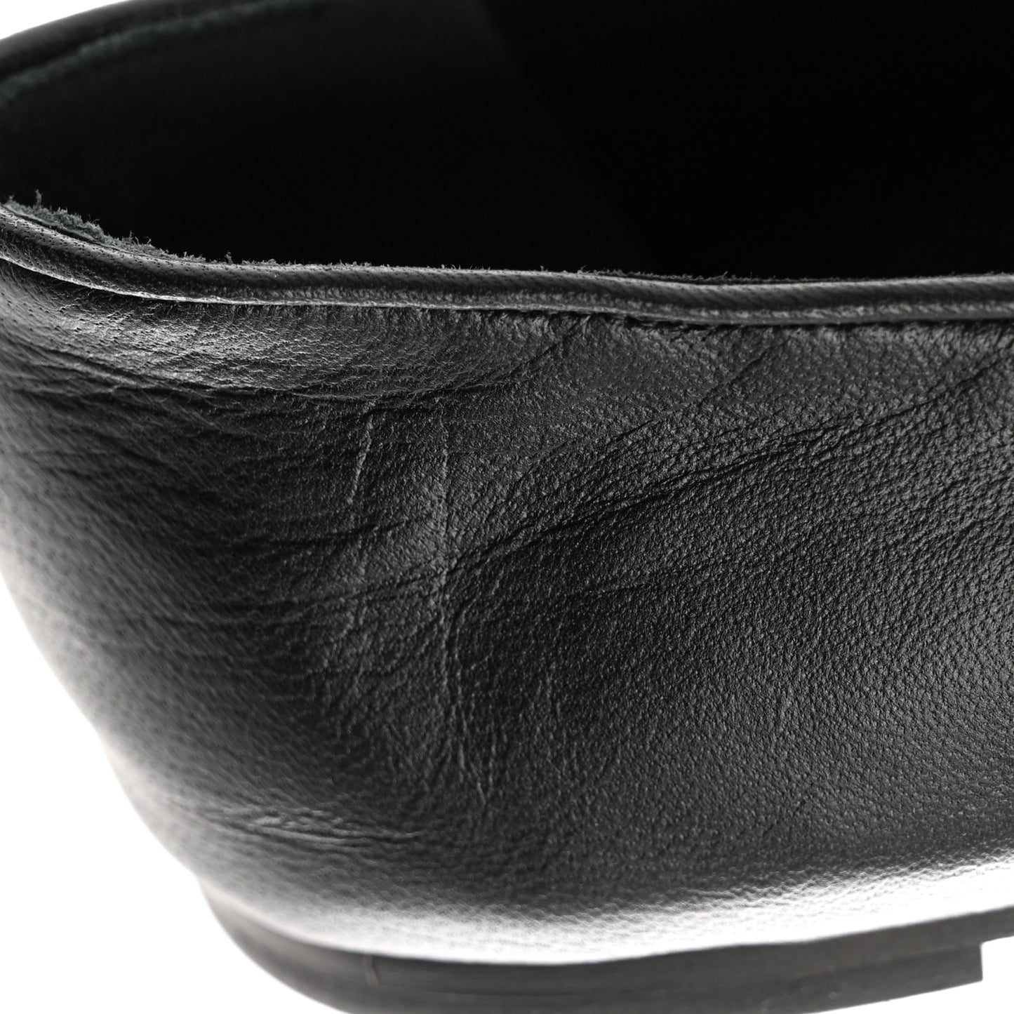 Lambskin Grosgrain Cap Toe CC Ballerina Flats With Leg Warmers 36 Black