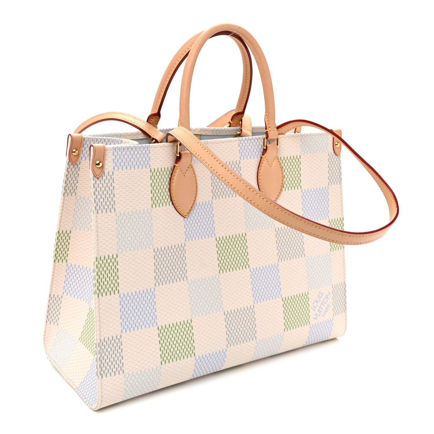 Louis Vuitton Damier Giant Onthego MM Pistachio 3 of 9