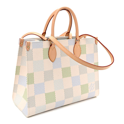 Louis Vuitton Damier Giant Onthego MM Pistachio 3 of 9