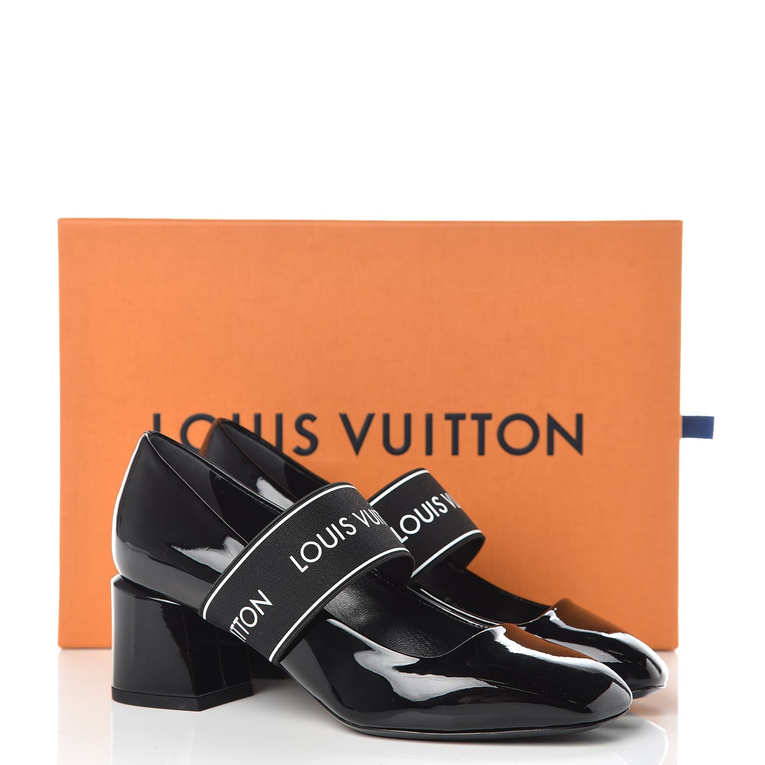 Louis Vuitton Patent Uncover Pumps 36 Black 10 of 10