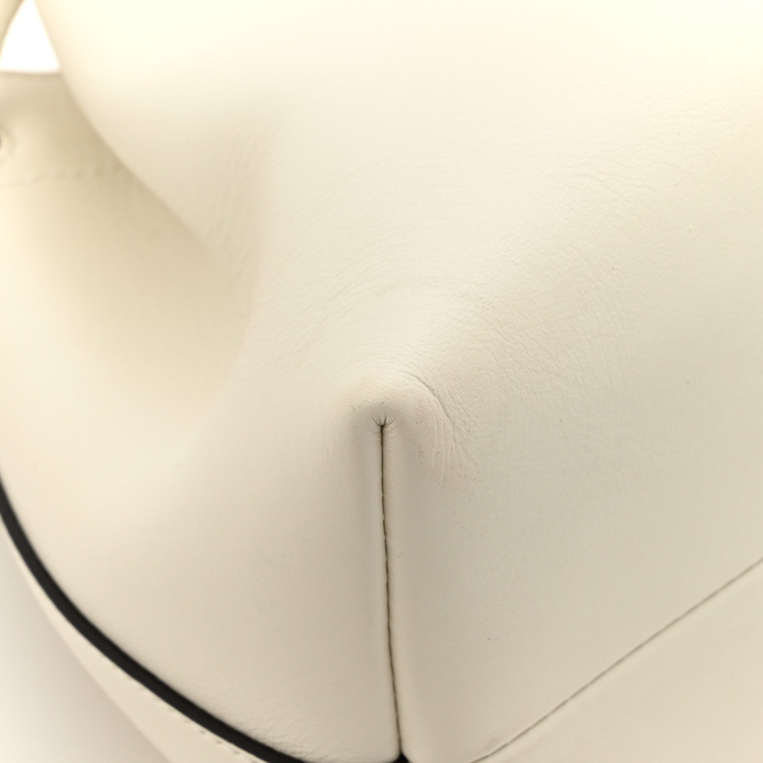 Jimmy Choo Soft Shiny Calfskin Bon Bon East West Bucket Bag Latte 8 of 13