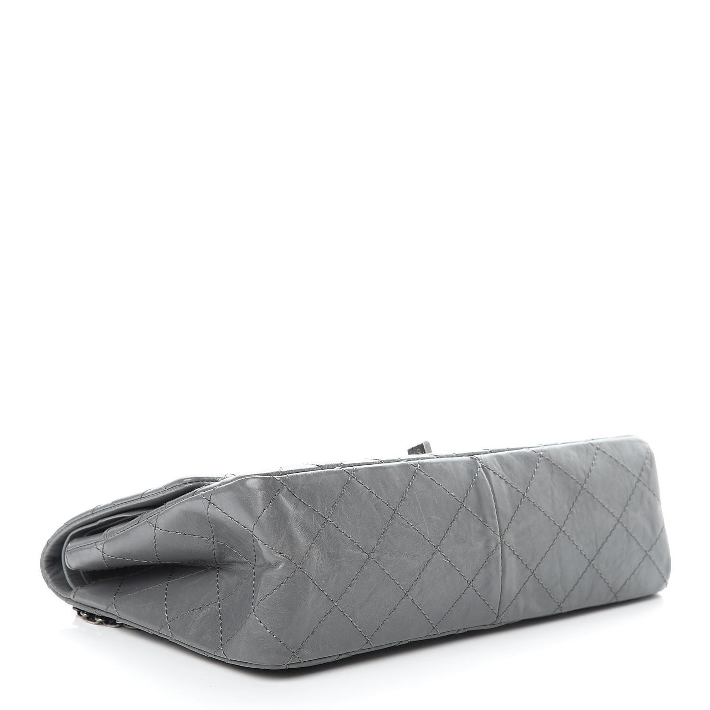 Aged Calfskin Quilted 2.55 Reissue 226 Flap Grey
