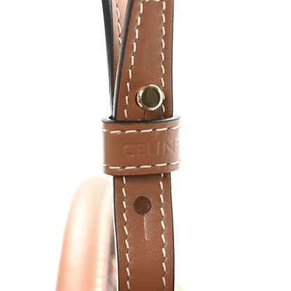 Celine Triomphe Canvas Calfskin Mini Vertical Cabas Tan 6 of 9