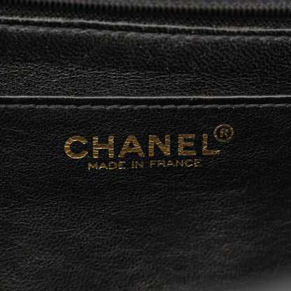 Chanel Lambskin Stitched Chocolate Bar Single Flap Black 6 of 13