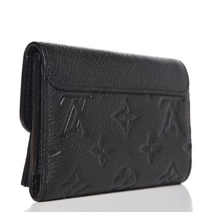Louis Vuitton Empreinte Pont-Neuf Compact Wallet Black 3 of 7