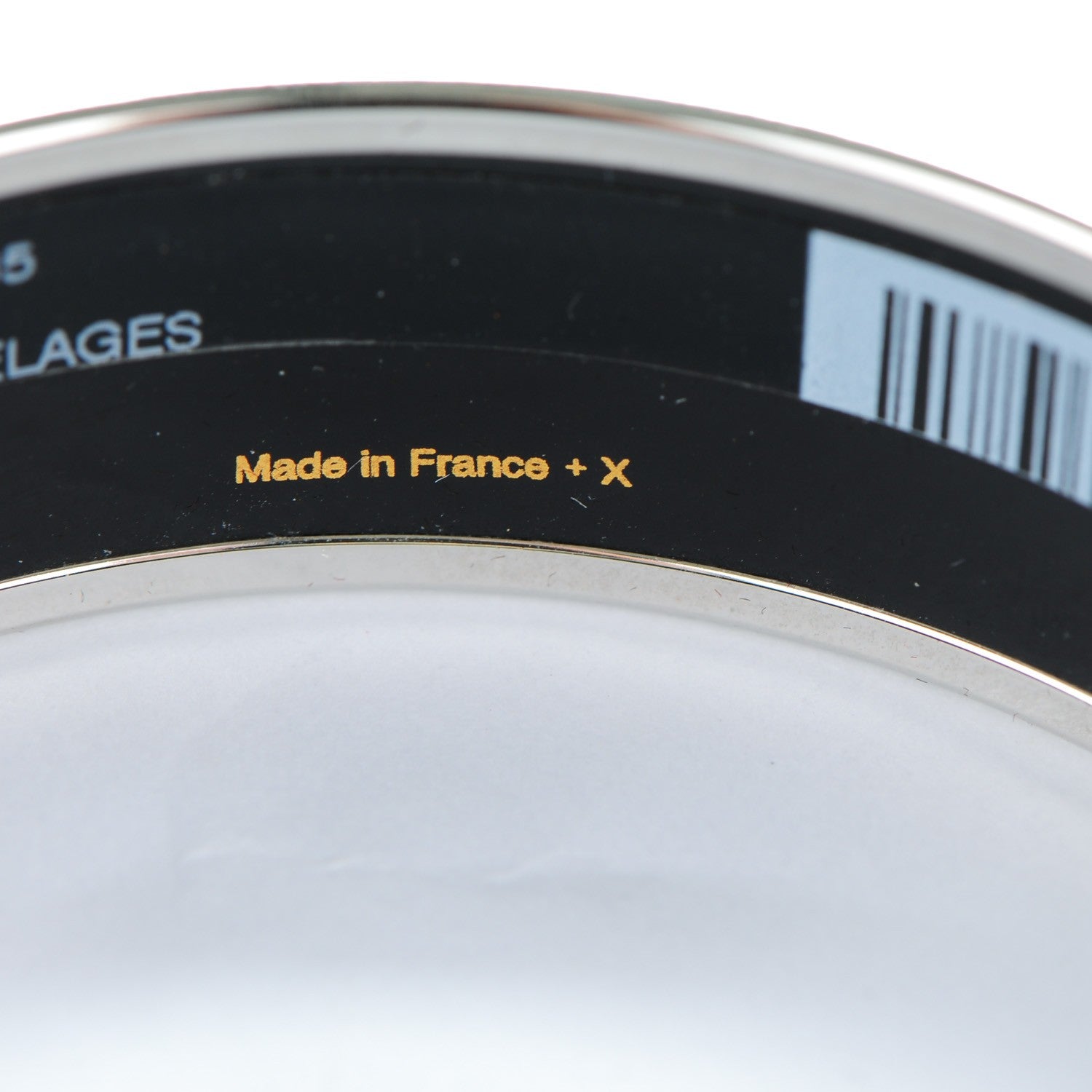 Hermes Enamel Printed Wide Coaching Bracelet 62 4 of 5