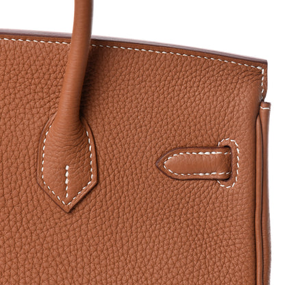 Hermes Togo Birkin 25 Gold 28 of 34