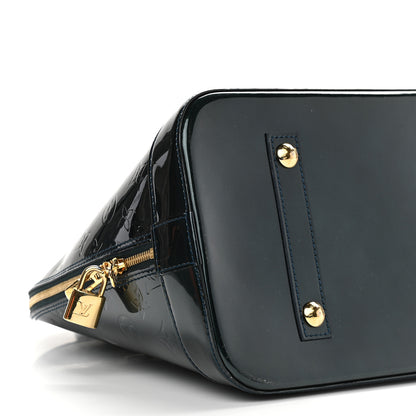 Louis Vuitton Vernis Alma GM Blue Nuit 7 of 9