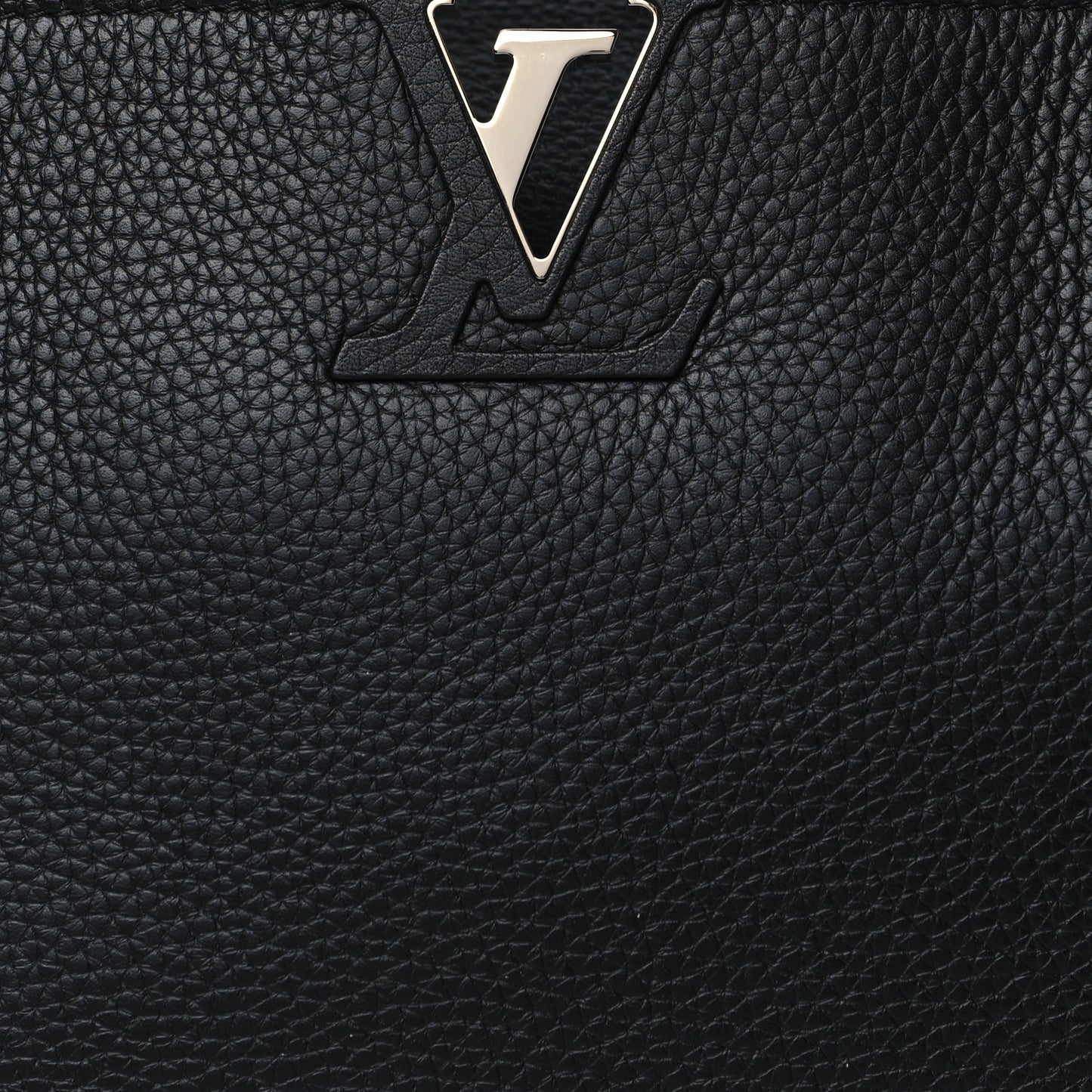 Taurillon Python Capucines MM Black