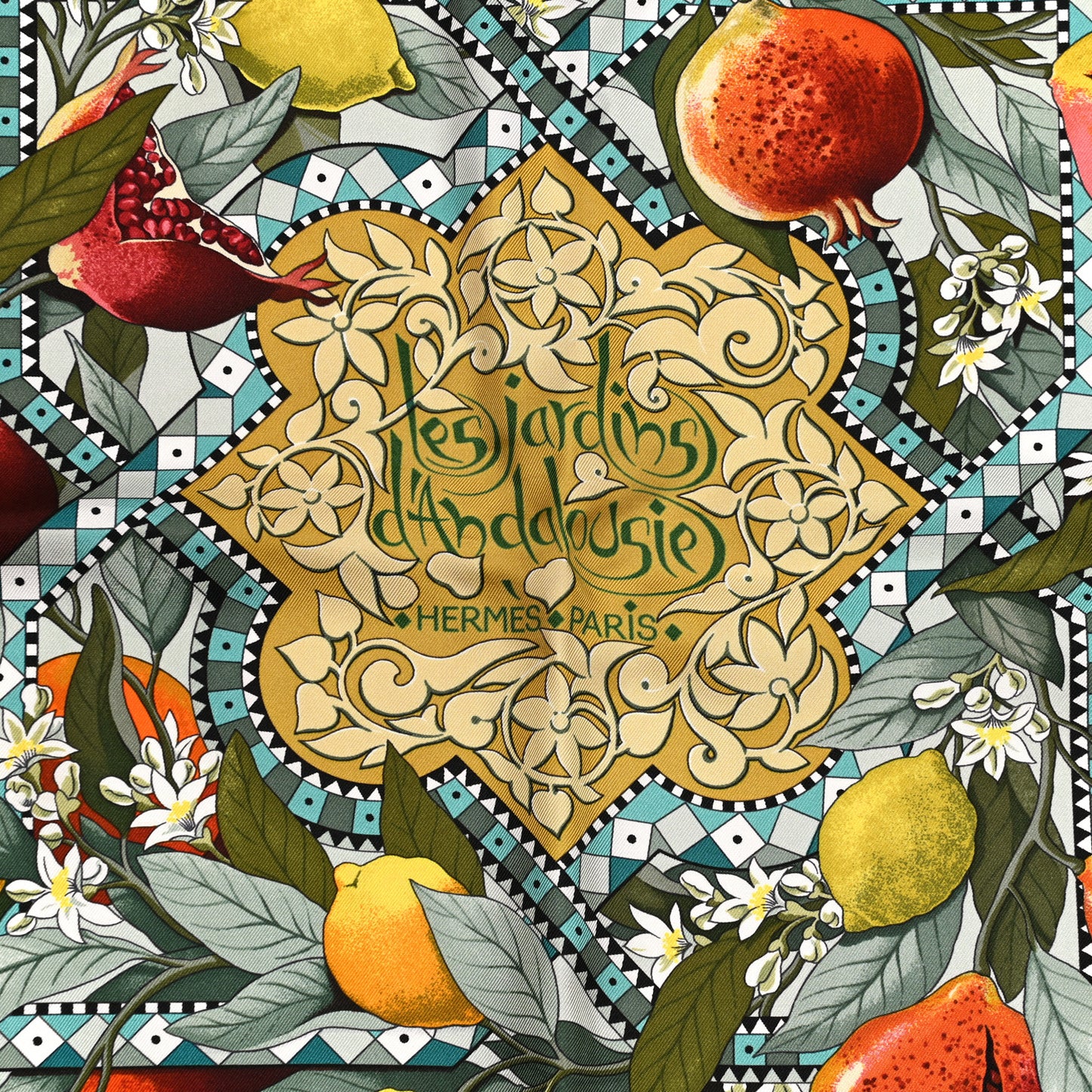 Silk Les Jardins D'Andalouise Scarf 90