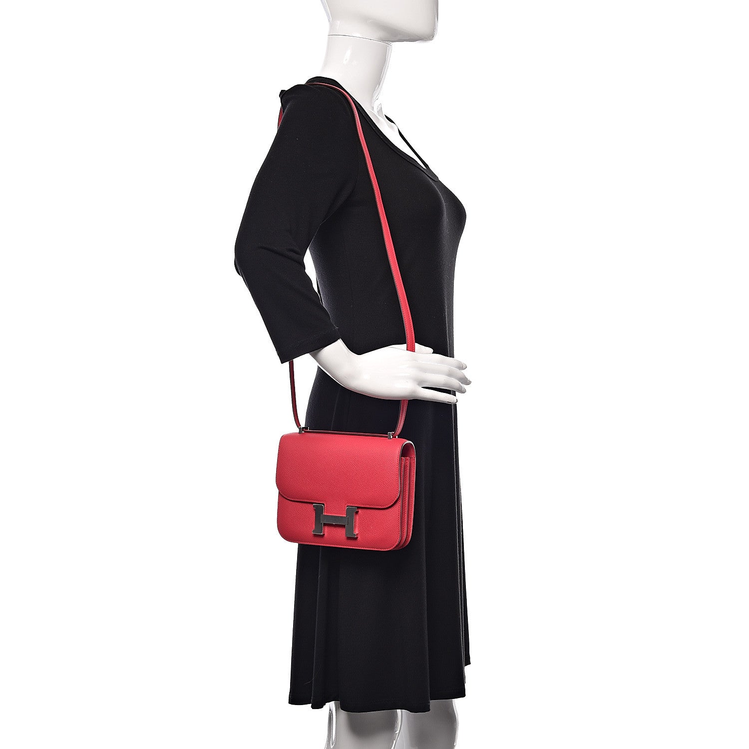 Hermes Epsom Constance 18 Rose Extreme 2 of 12