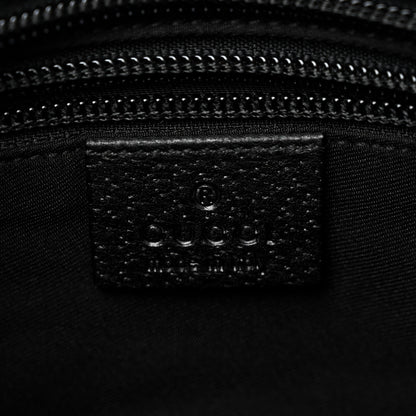 Gucci GG Monogram Small Web Handle Bucket Tote Black 6 of 10