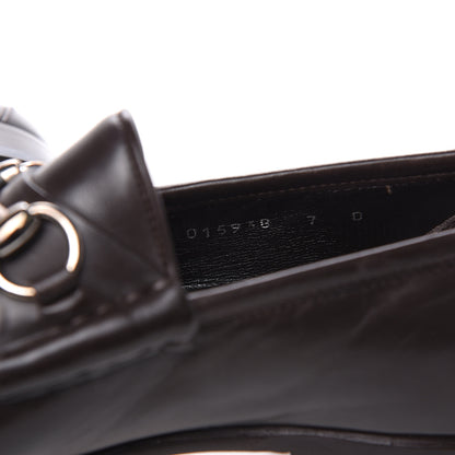 Gucci Calfskin Mens 1953 Horsebit Loafers 7 Marrone 9 of 10