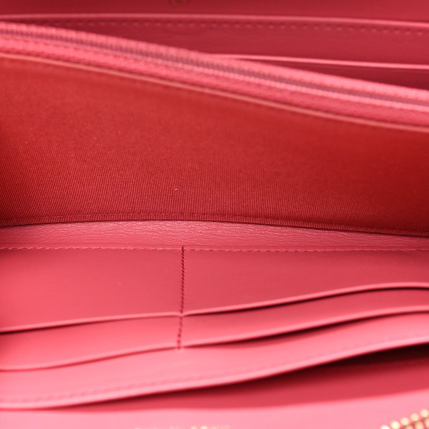 Chanel Lambskin Quilted Chanel 19 Zip Around Wallet Pink 6 of 19