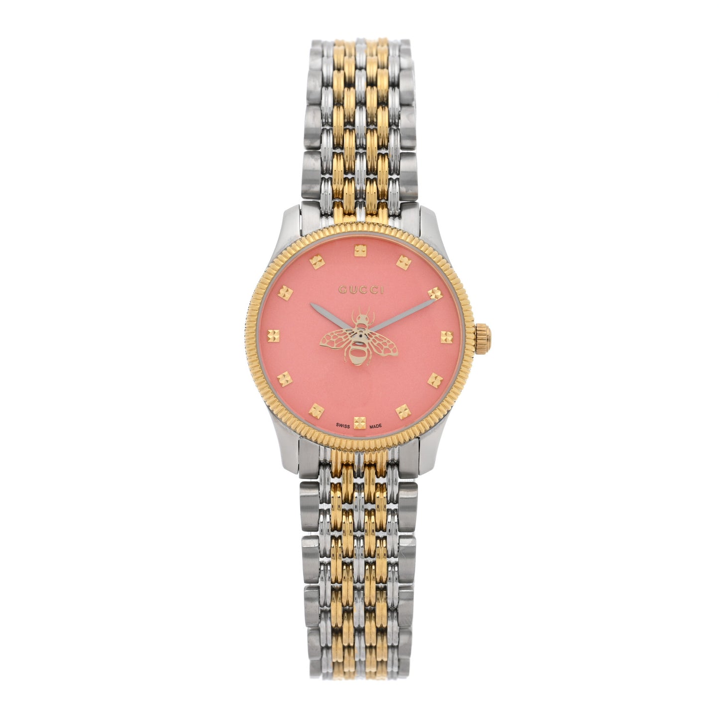 Stainless Steel 29mm G-Timeless Bee Quartz Watch Pink
