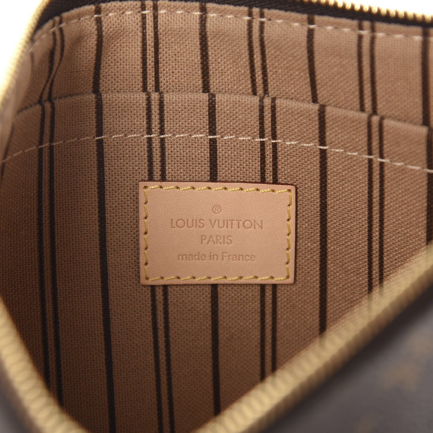 Louis Vuitton Monogram Neverfull MM GM Pochette 6 of 7