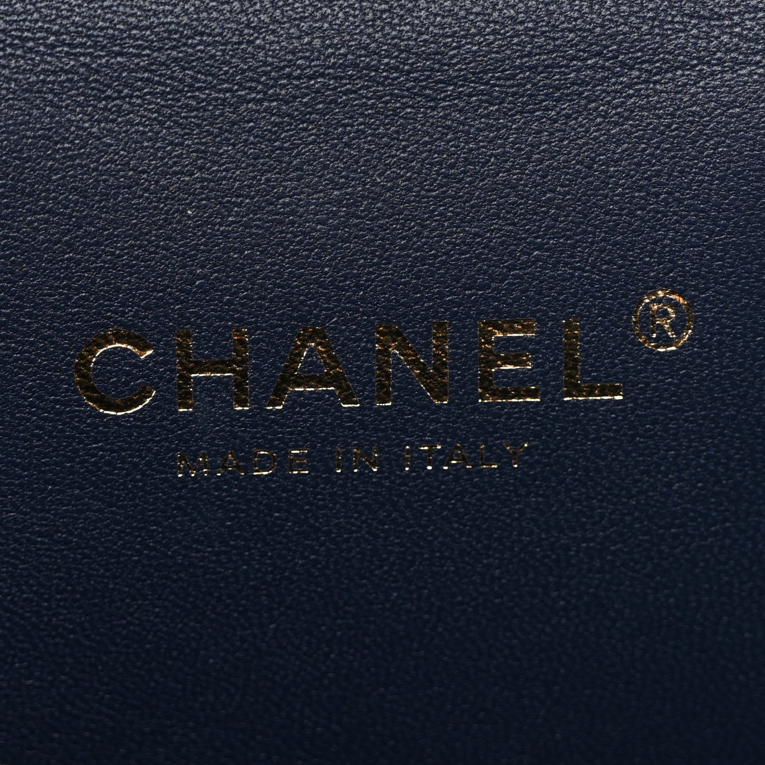 Chanel Printed Denim Quilted Mini Top Handle Vanity Case With Chain Dark Blue 6 of 10
