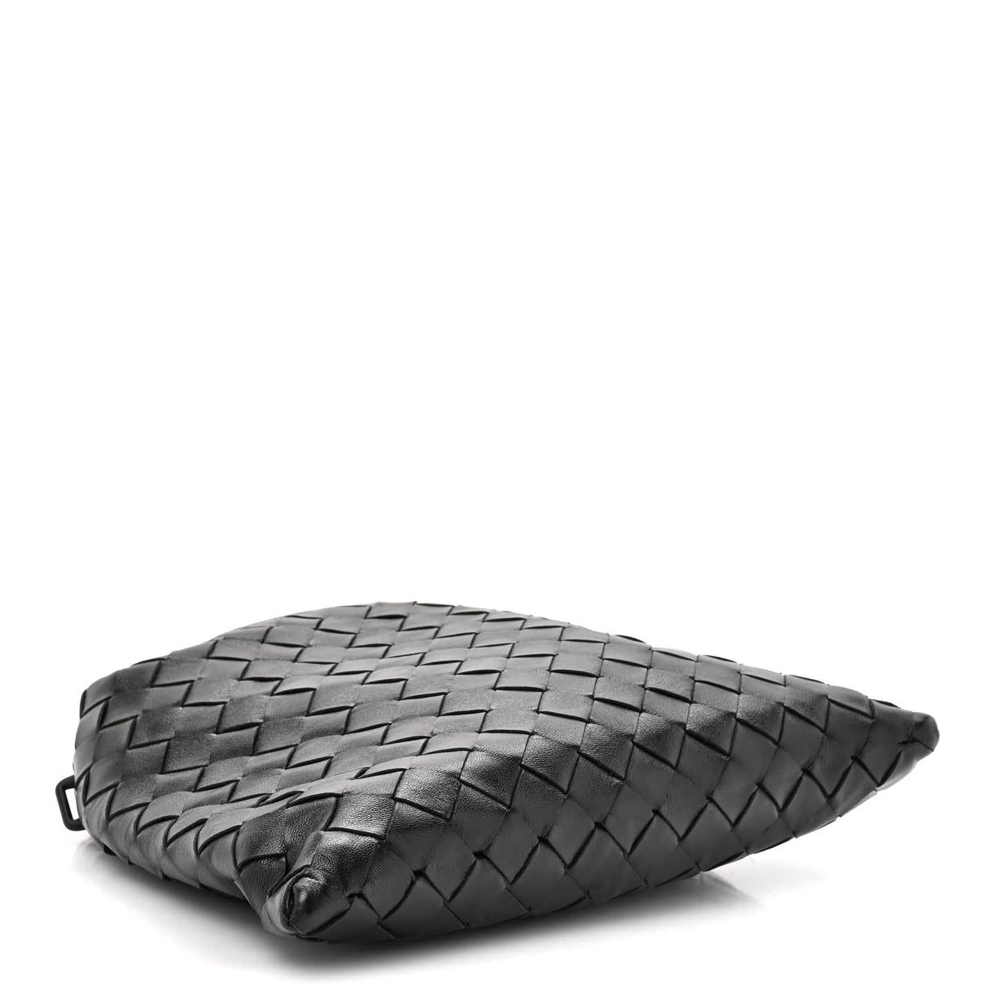 Calfskin Intrecciato Mini Hop Black
