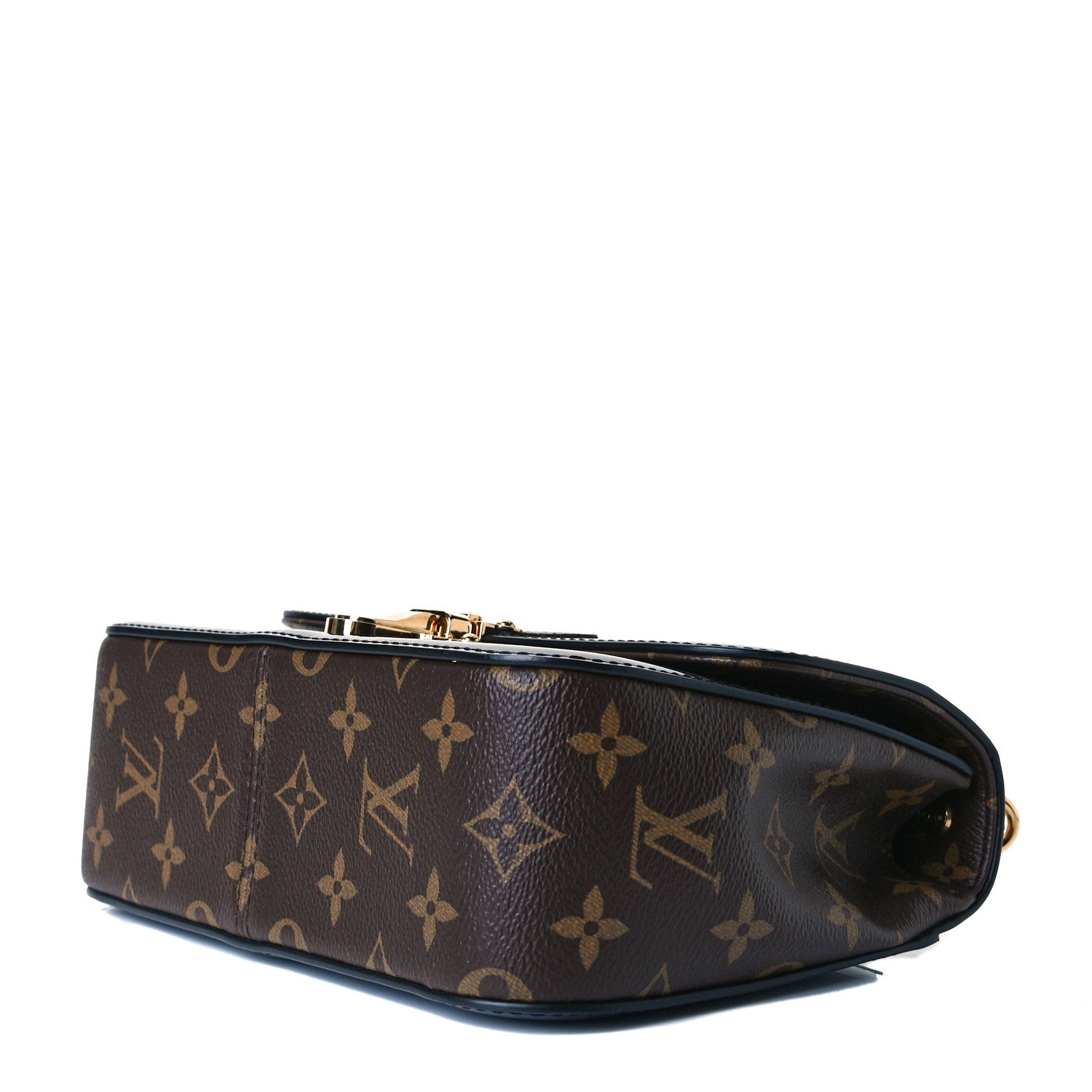Louis Vuitton Patent Calfskin Monogram Cherrywood BB Black 5 of 6