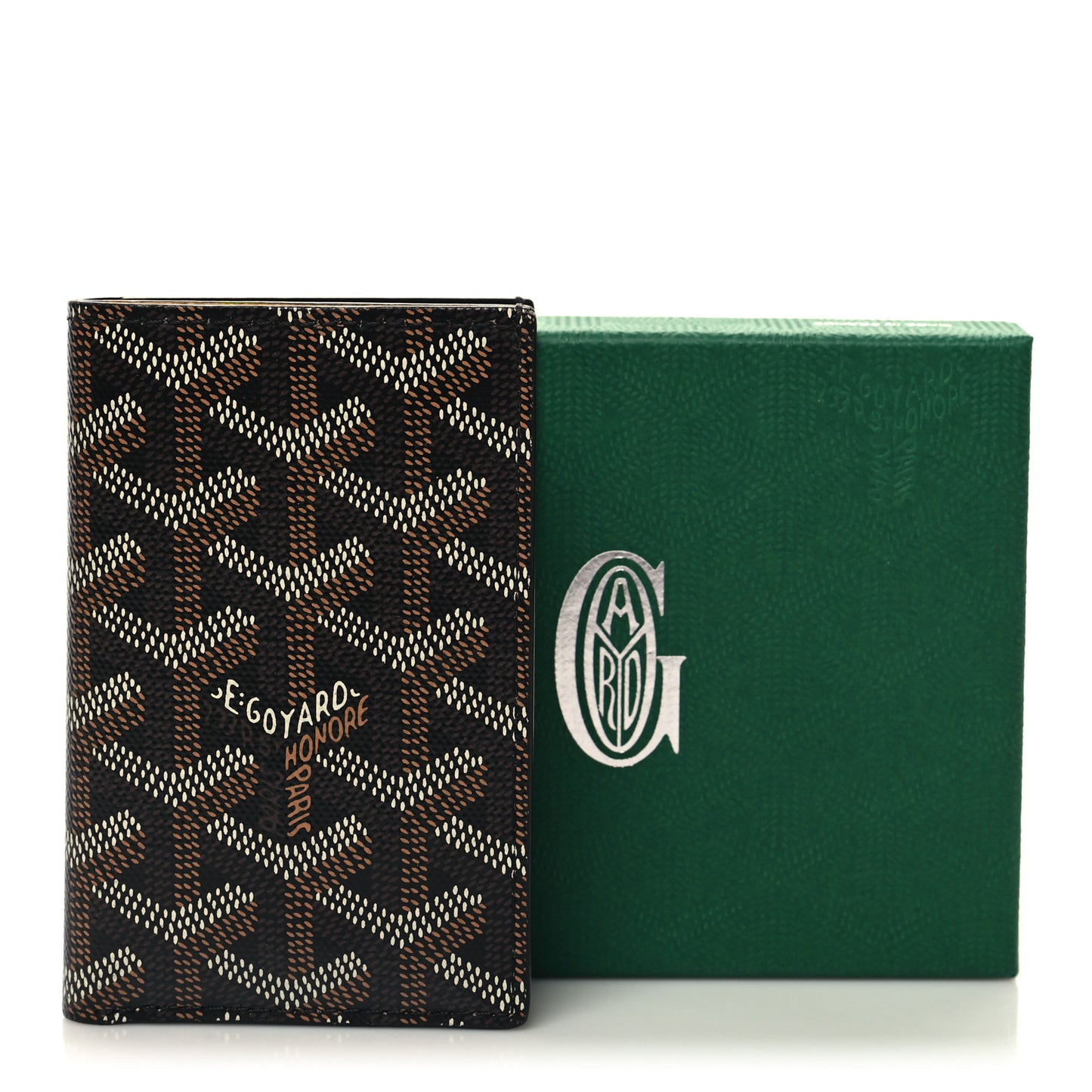 Goyardine Saint Pierre Card Holder Black