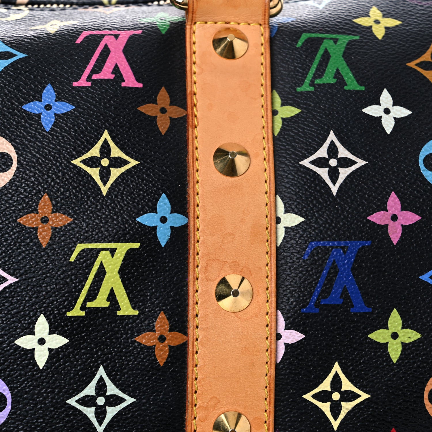 Louis Vuitton Monogram Multicolor Keepall 45 Black 17 of 35